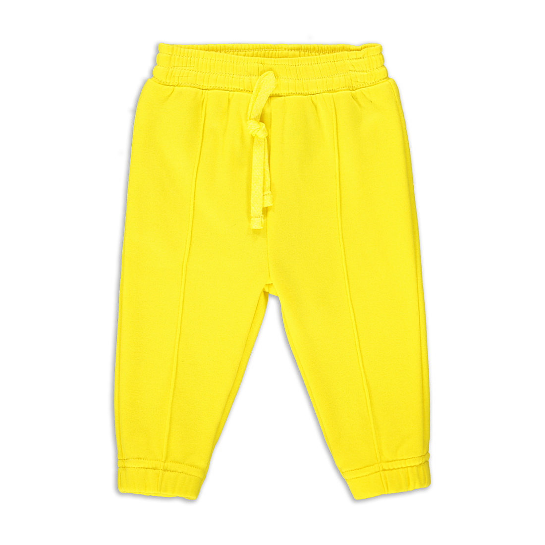 Pintuck trackpant basic yellow-YELLOW-6-12 MTHS