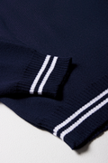 UNISEX LONG SLEEVED JERSEY STRIPED NAVY WHITE-NAVY-M (1)