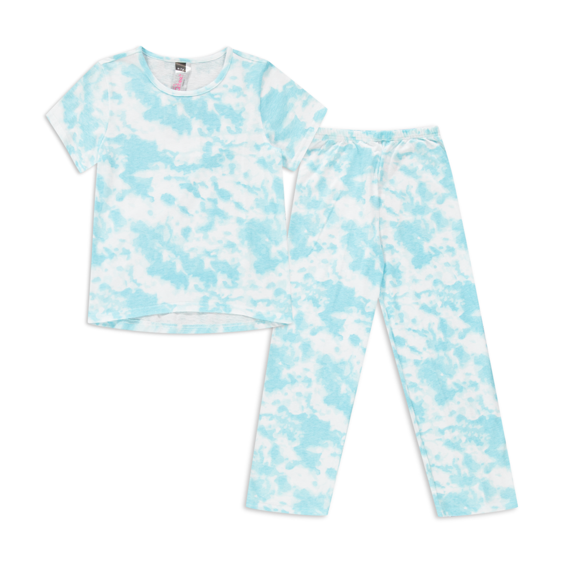 PG tiedye short sleeve set pj-LIGHT BLUE-1-2