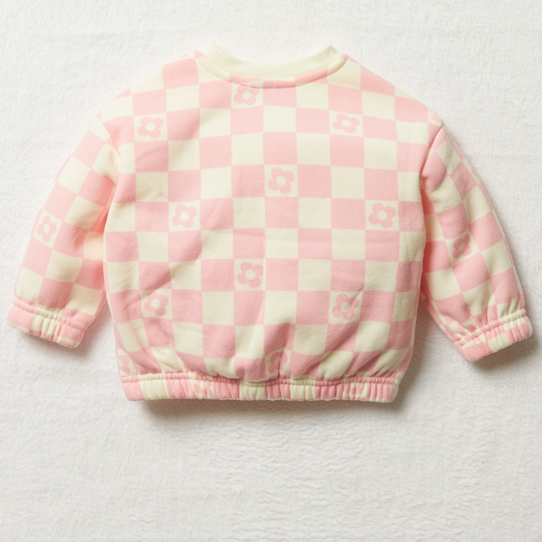 Crewneck tracktop prism pink-MID PINK-3-6 MTHS