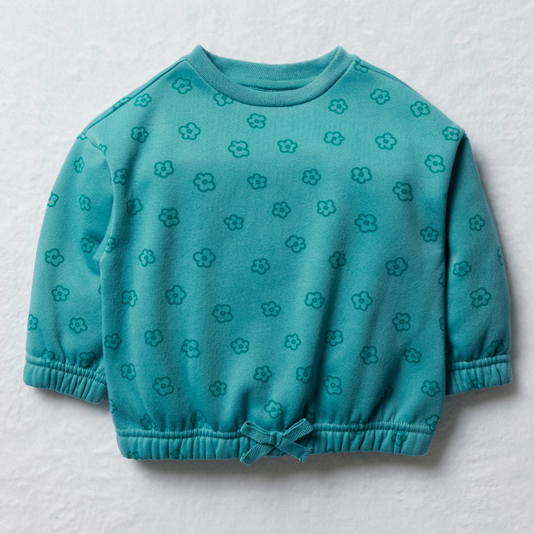 Crewneck tracktop delphinium blue-DARK BLUE-3-6 MTHS