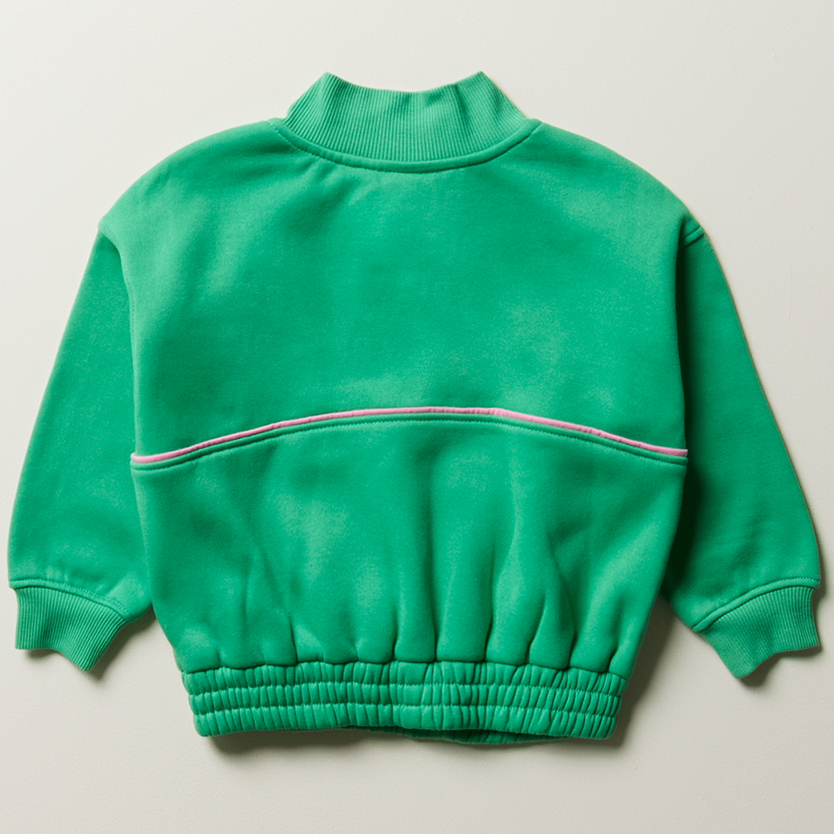 Quarter zip tracktop colourblock green-BRIGHT GREEN-4-5 YRS (2)