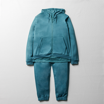 3 way hooded set blue-TEAL-7-8 YRS