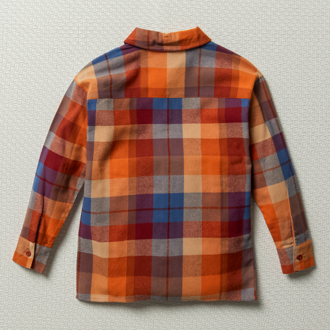 Long sleeve check shirt blue-MULTI-11-12 YRS