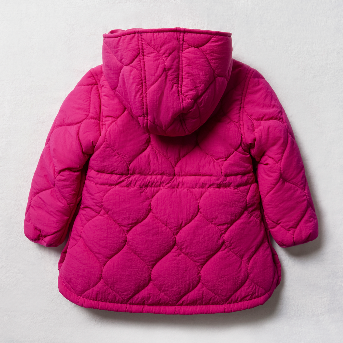 Hooded Quilted Puffer Parka Magenta-MAGENTA-3-4 YRS