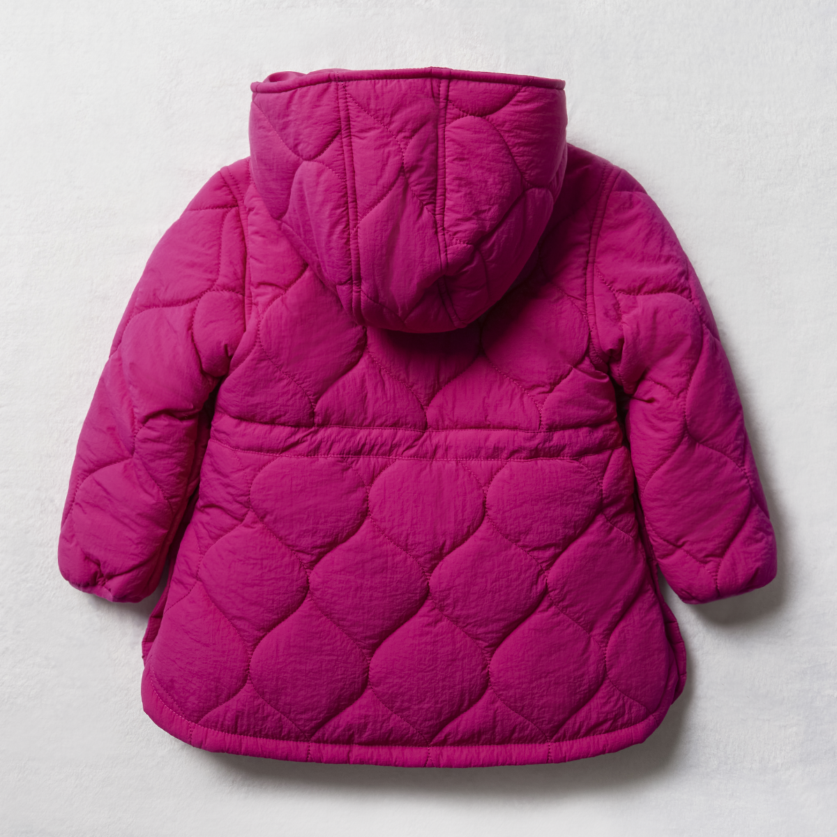 Hooded Quilted Puffer Parka Magenta-MAGENTA-3-4 YRS (1)