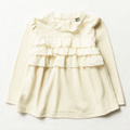 Anglaise fabric combo top milk-MILK-2-3 YRS