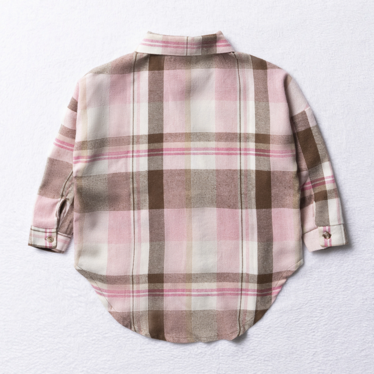 Oversized fannel Shirt mocha-MOCHA-2-3 YRS (1)