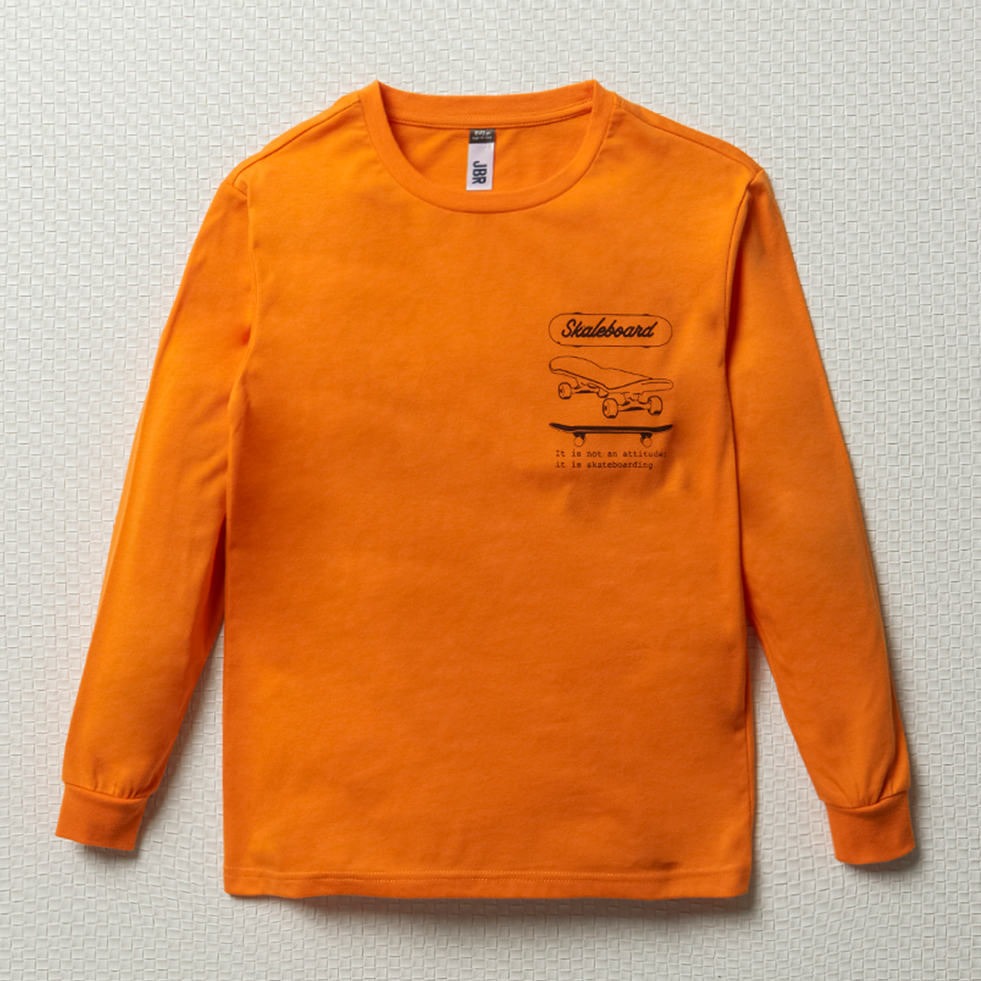 LONG SLEEVE T-SHIRT BURNT ORANGE-BURNT ORANGE-9-10 YRS