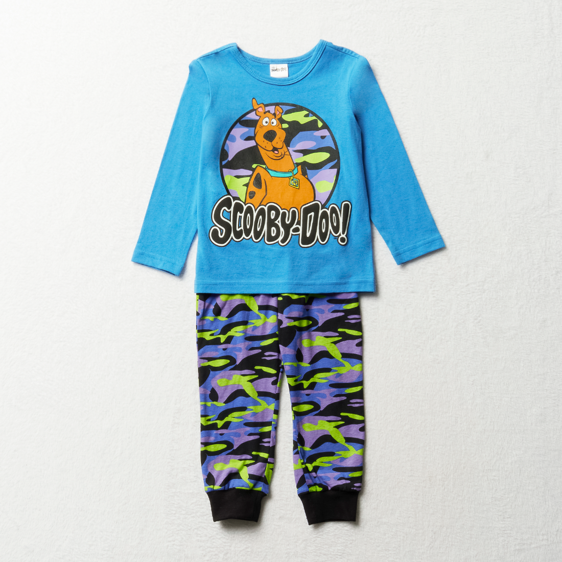 Scooby-Doo long sleeve pj blue-BRIGHT BLUE-2-3 YRS