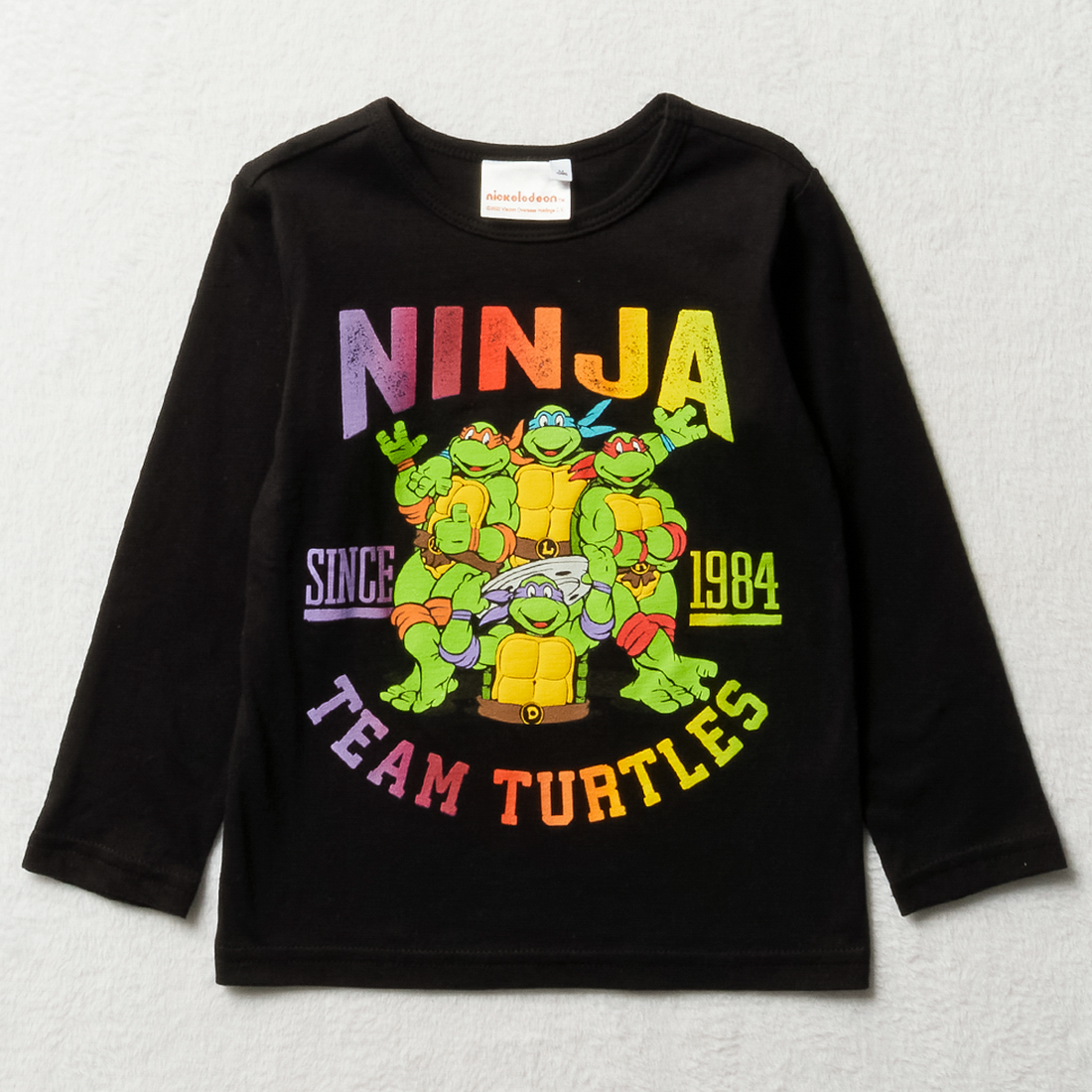 Ninja Turtles long sleeve pj black-BLACK-2-3 YRS