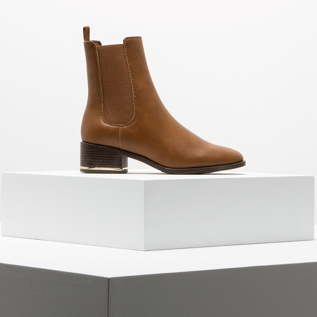 Refined chelsea boot tan-TAN-5