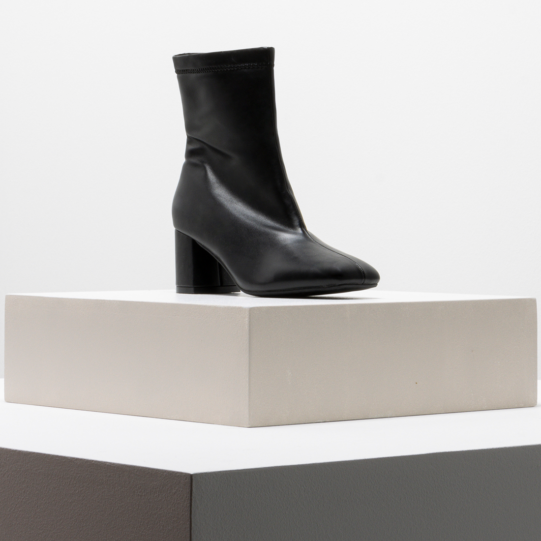 Block heel boot black-BLACK-5