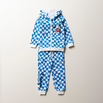 Mickey zip through tracksuit bright blue-BRIGHT BLUE-3-4 YRS