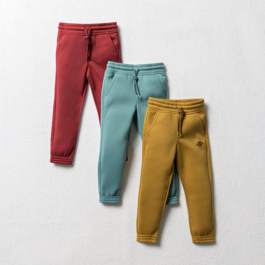 MI 3 pack trackpants dark blue burgandy and mocha-DARK BLUE-3-4 YRS