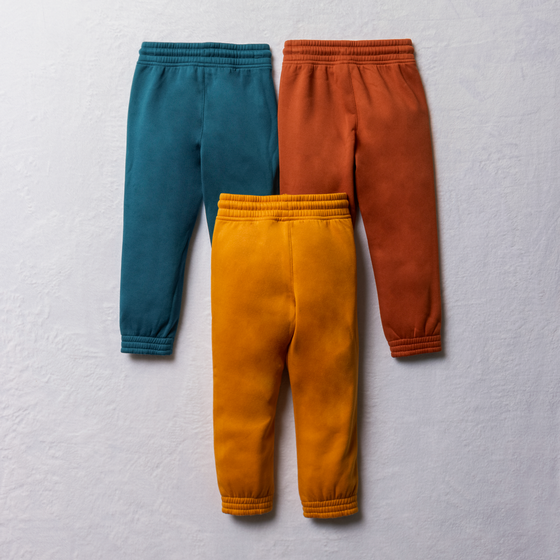 MI 3 pack trackpants teal ochre and tabacco-TEAL-3-4 YRS