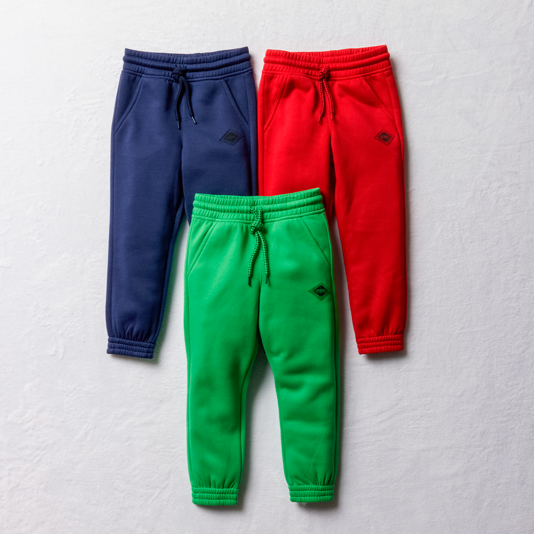 MI 3 pack trackpants bright red bright green and n-BRIGHT RED-3-4 YRS