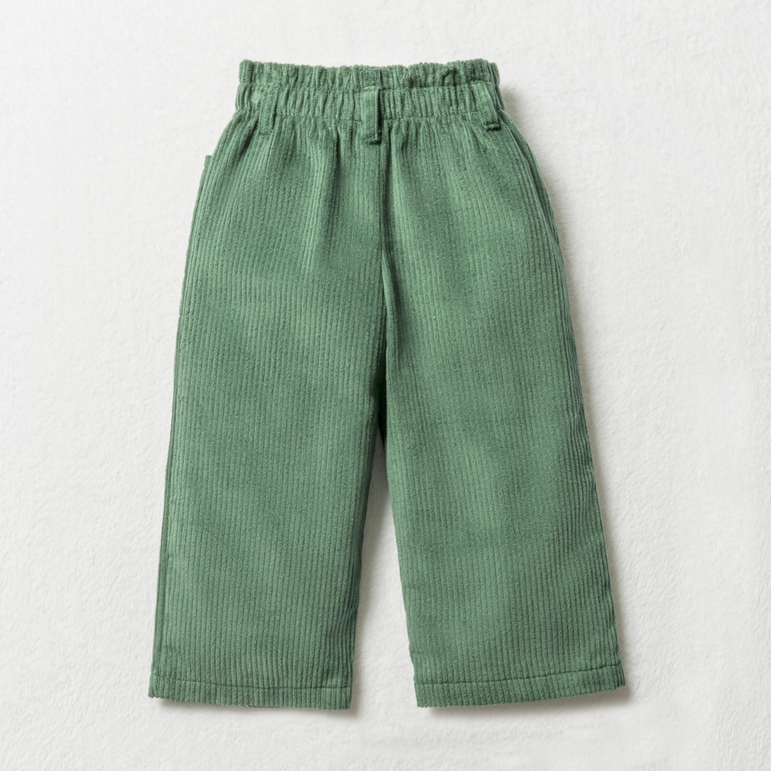 Wide leg cord pants forest-FOREST-3-4 YRS