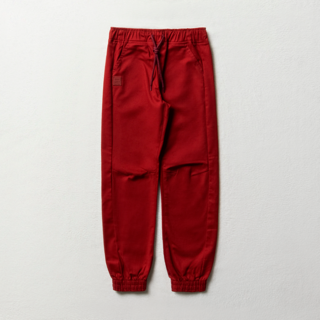 Trousers fashion jogger burgandy-BURGUNDY-2-3 YRS