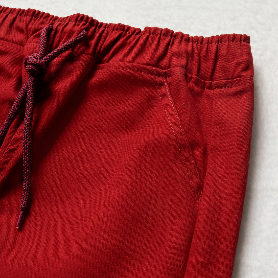 Trousers fashion jogger burgandy-BURGUNDY-2-3 YRS