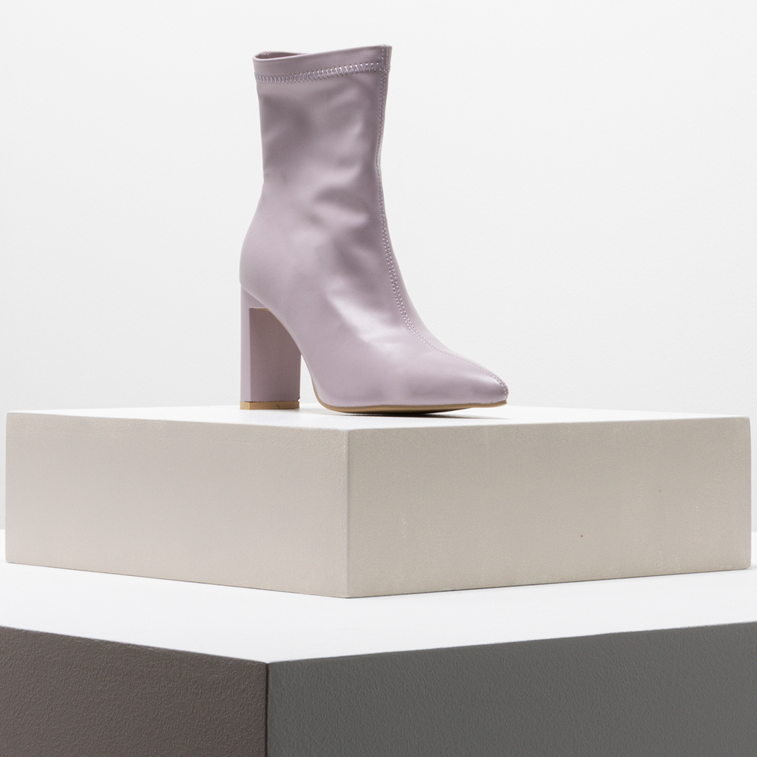 SETBACK HEEL SOCK BOOT KEEPSAKE LILAC-LILAC-5