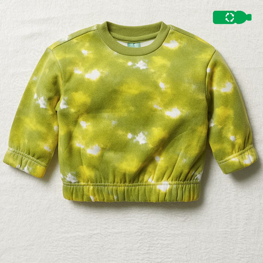 Crew tie dye AOP  tracktop basic green-GREEN-3-6 MTHS