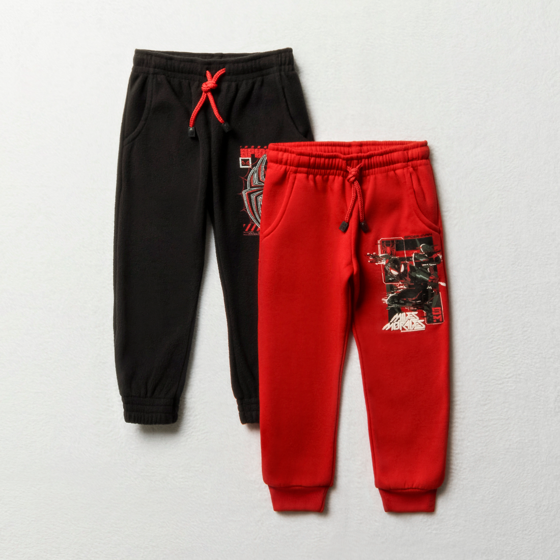 Spiderman 2 pack trackpants bright red-BRIGHT RED-2-3 YRS