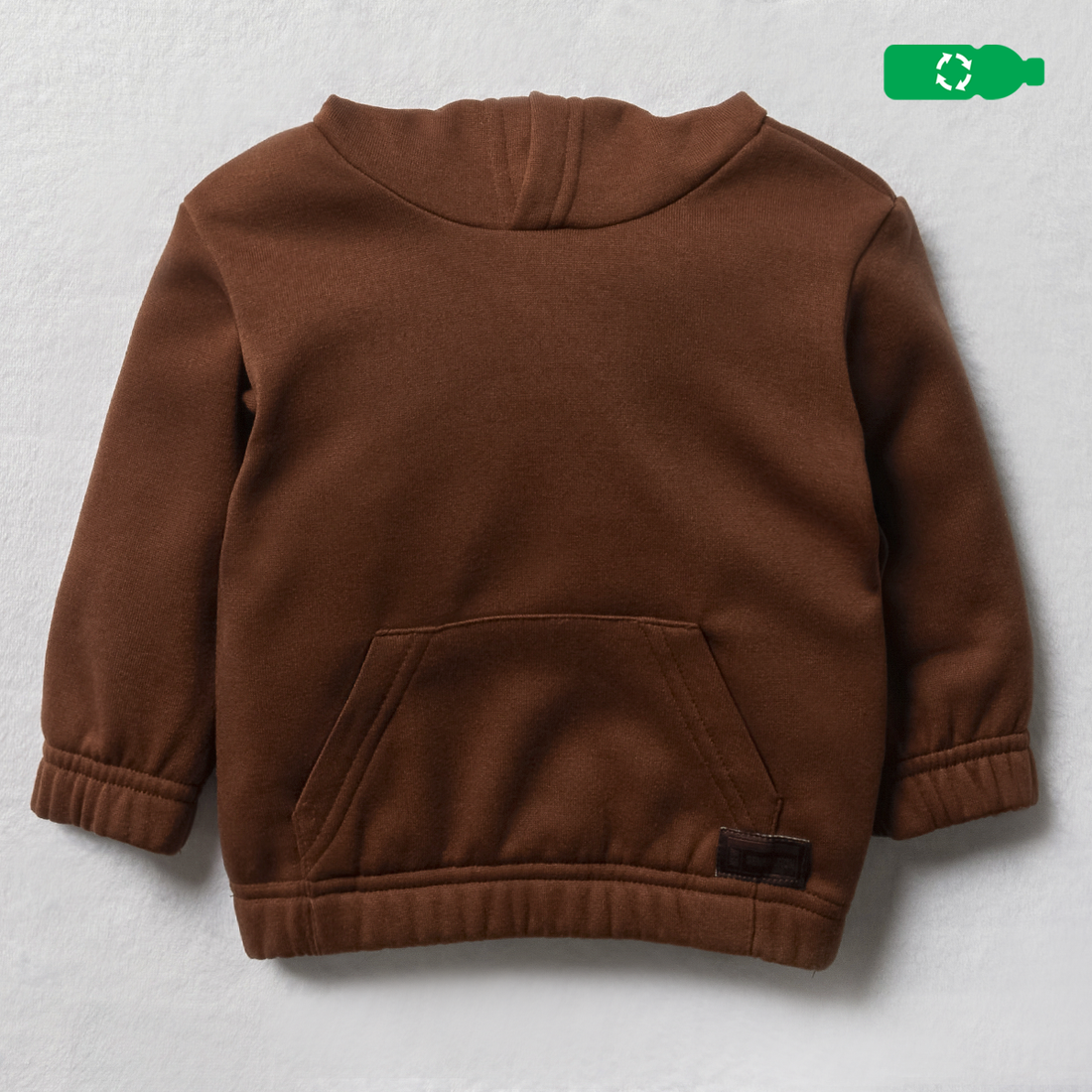 Hooded basic tracktop brown-CHOCOLATE-3-6 MTHS