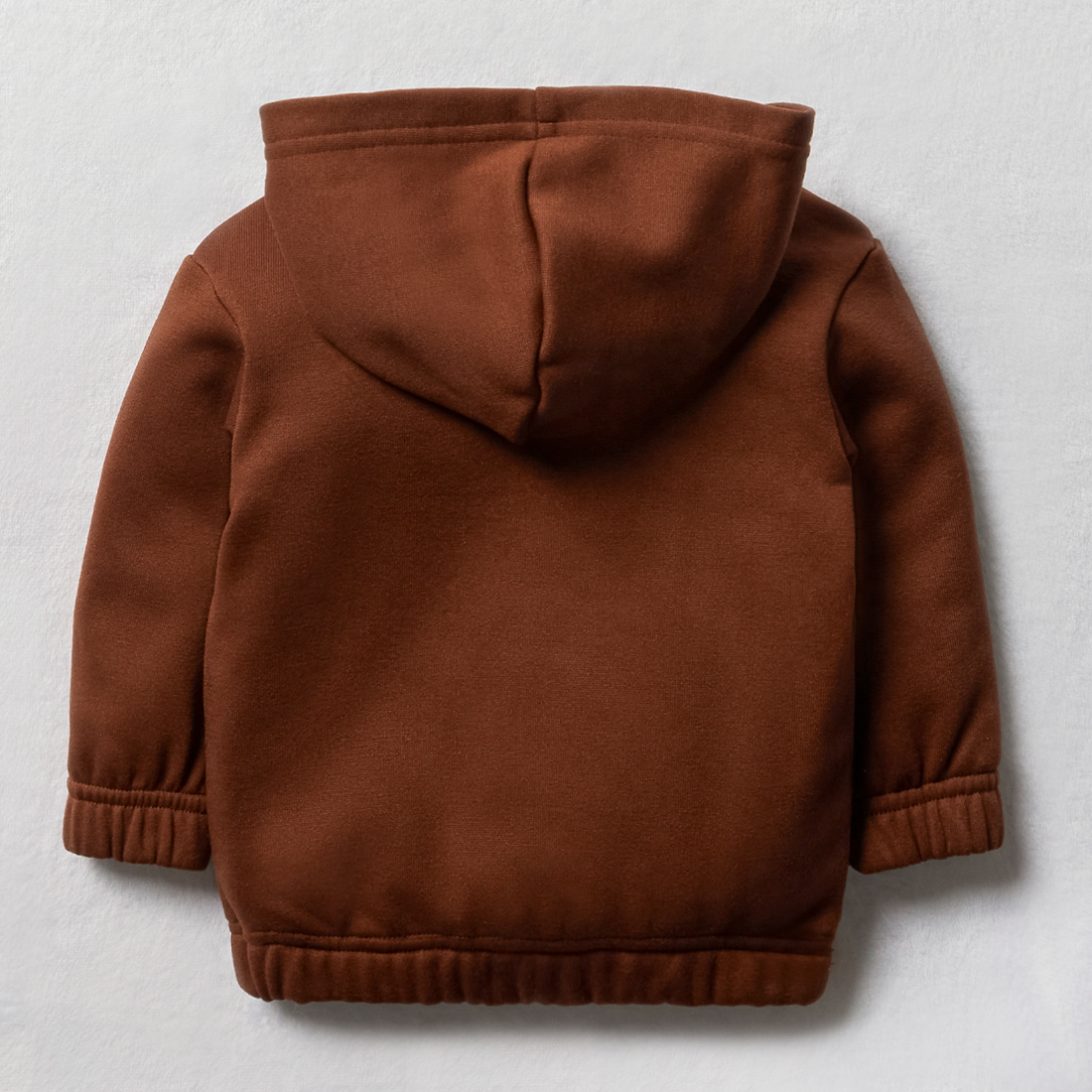 Hooded basic tracktop brown-CHOCOLATE-3-6 MTHS