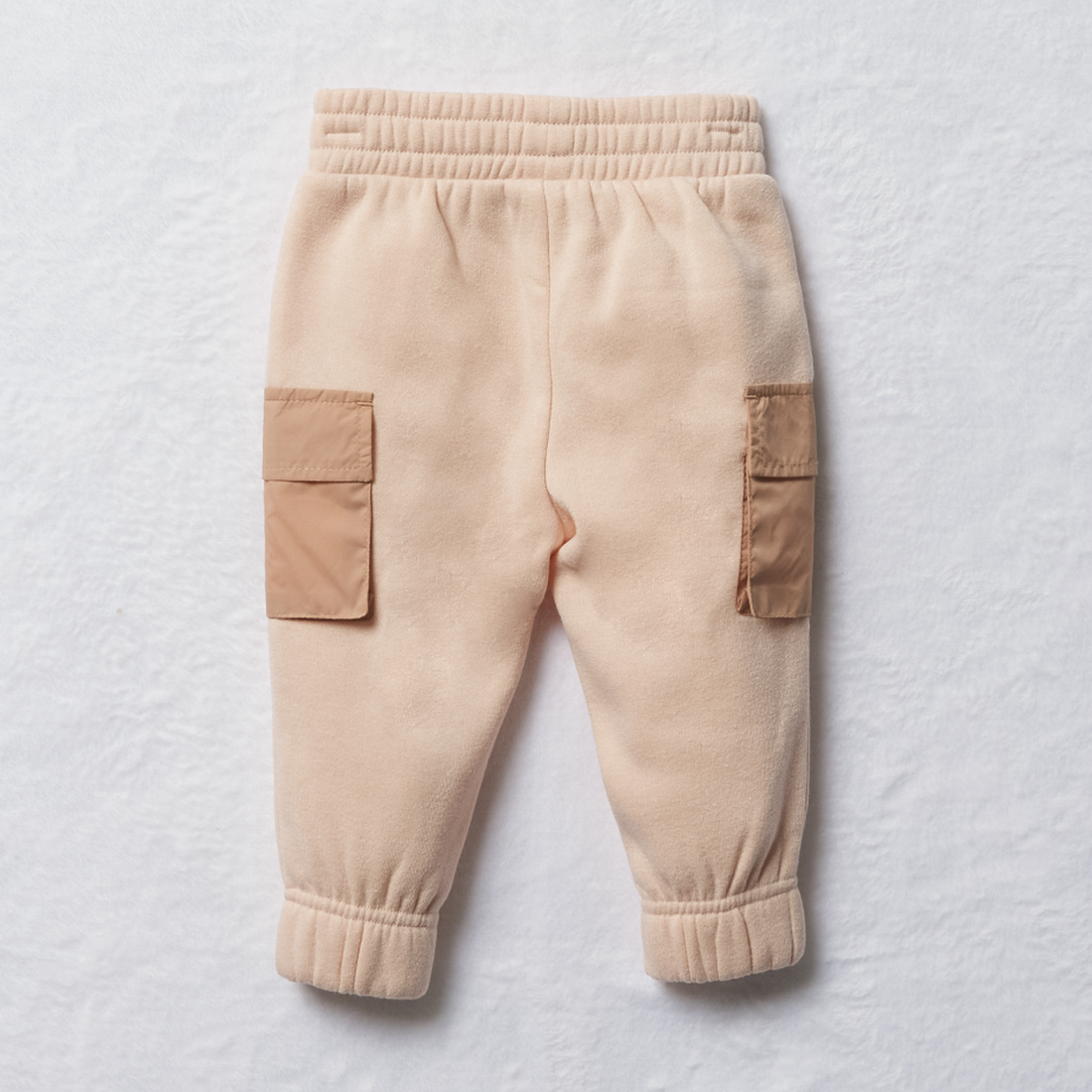 cargo styled trackpants peach whip-PEACH-3-6 MTHS