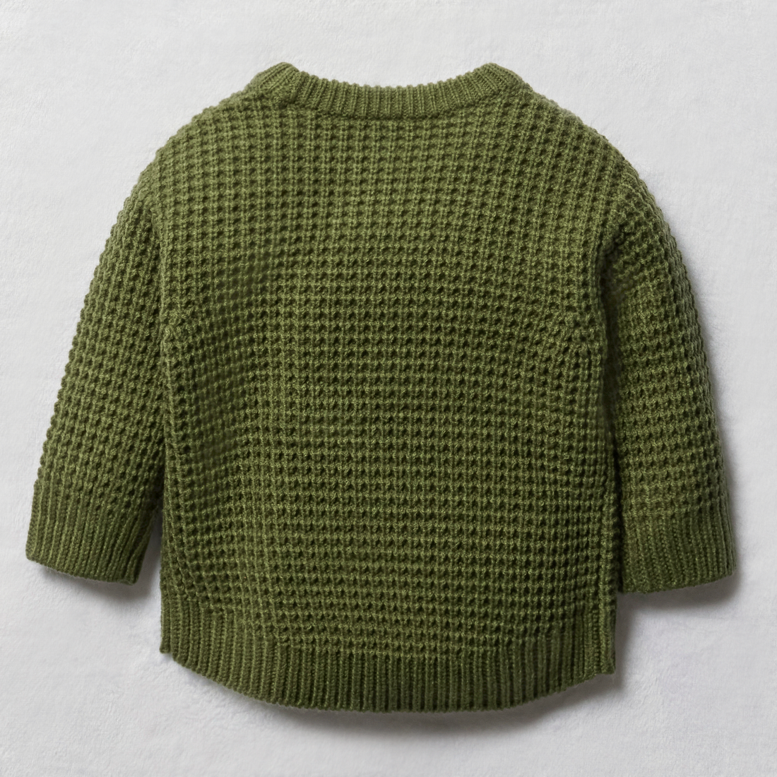 Crew neck with pocket knitwear fatigue-FATIGUE-3-6 MTHS