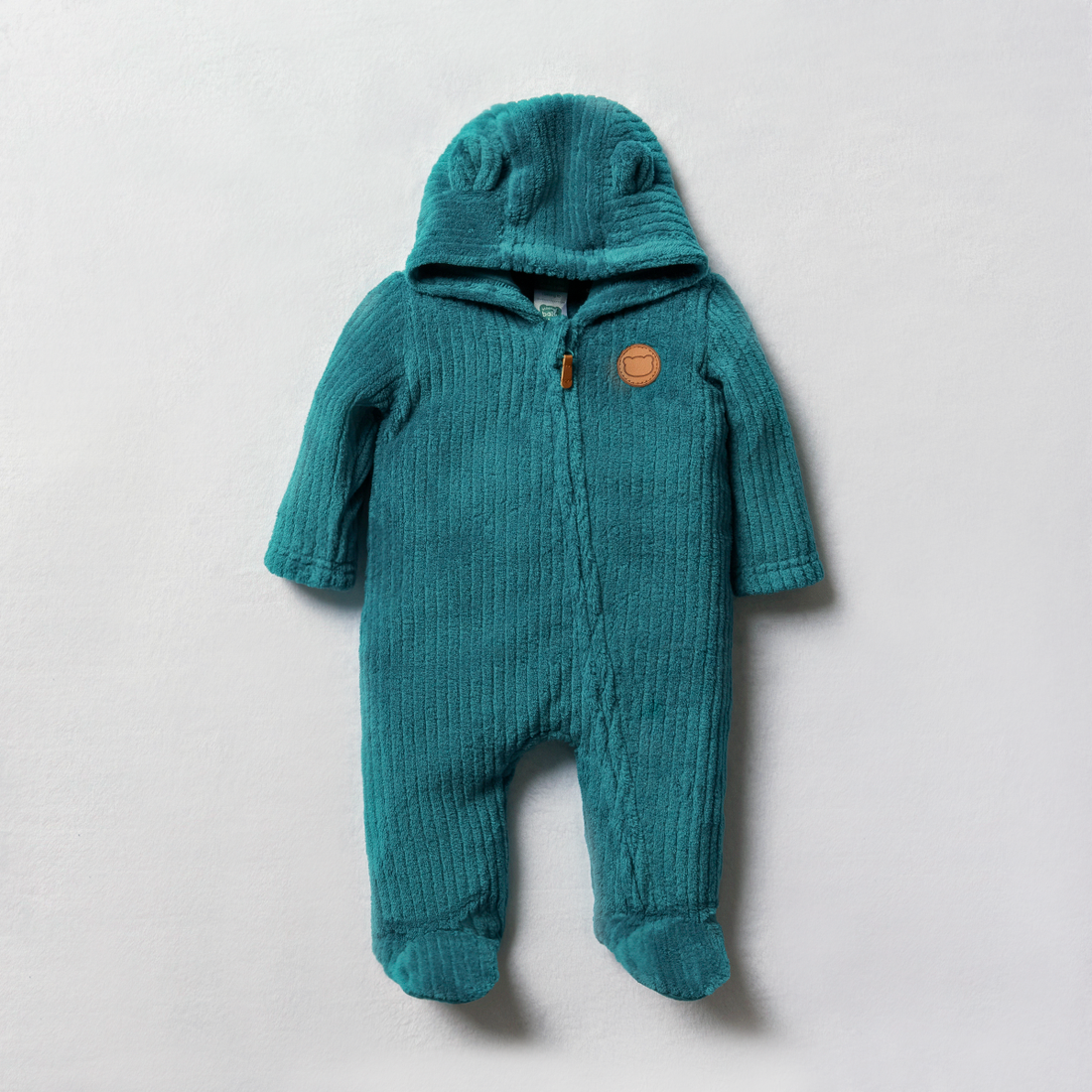 Coral fleece babygrow harbor Blue-TEAL-0-3 MTHS