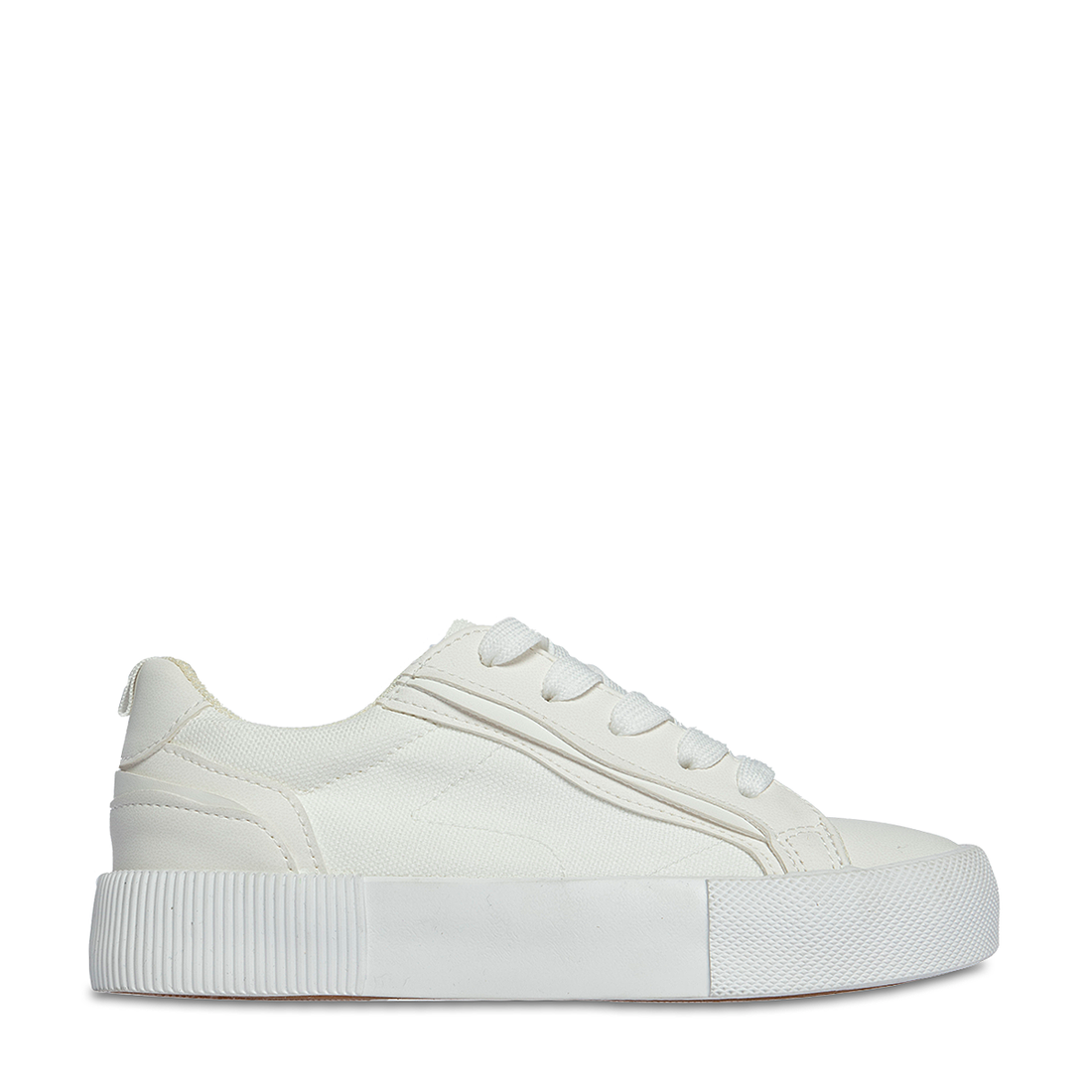 Lace up sneaker white-WHITE-1