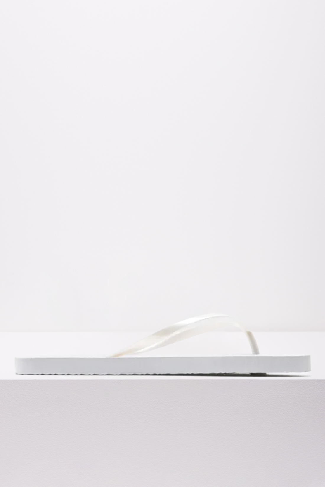 Plain flip flop white-WHITE-5