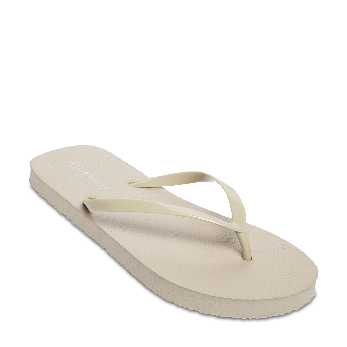 Plain flip flop beige-BEIGE-5 (1)