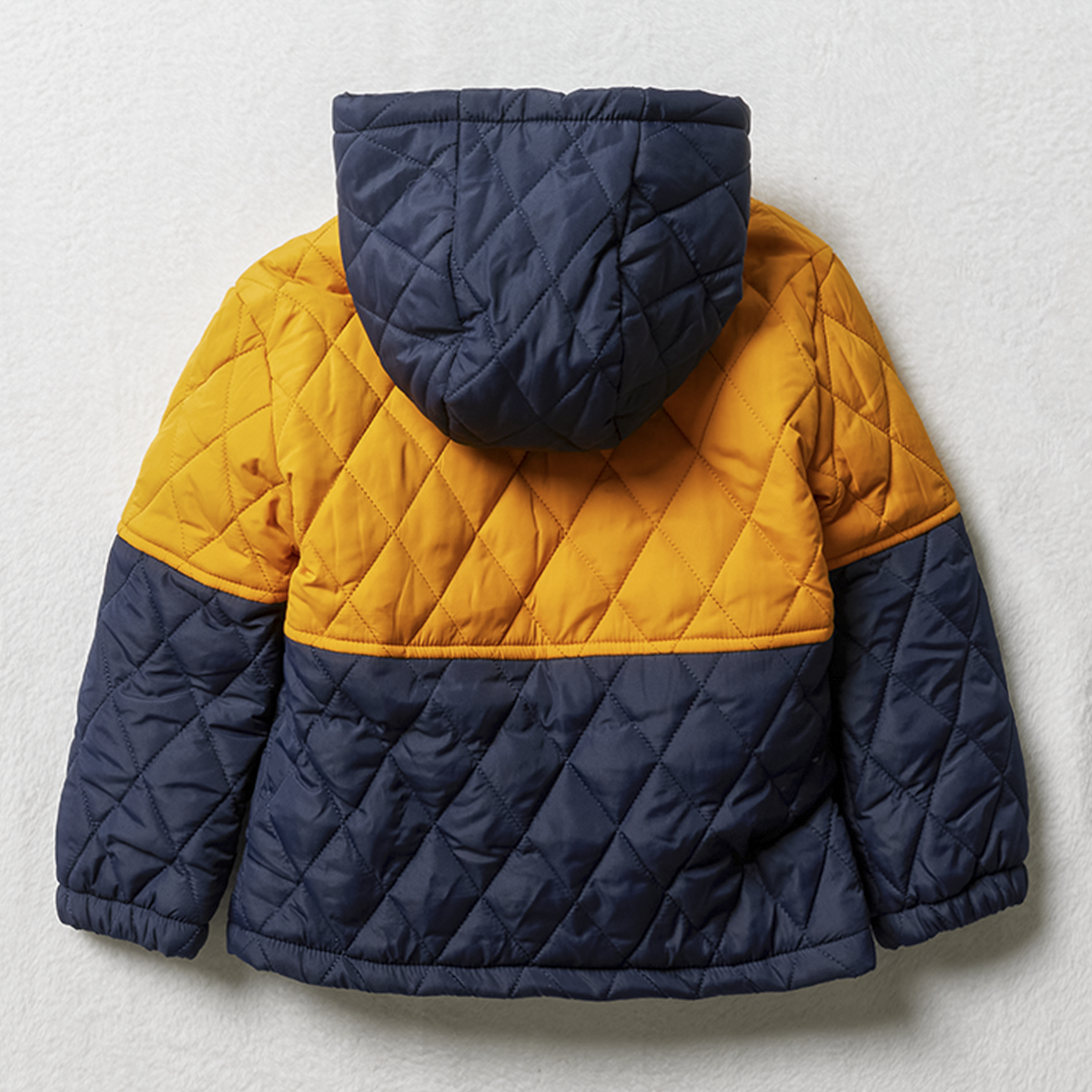 Superman quilted cagoule jacket ochre-OCHRE-2-3 YRS (1)