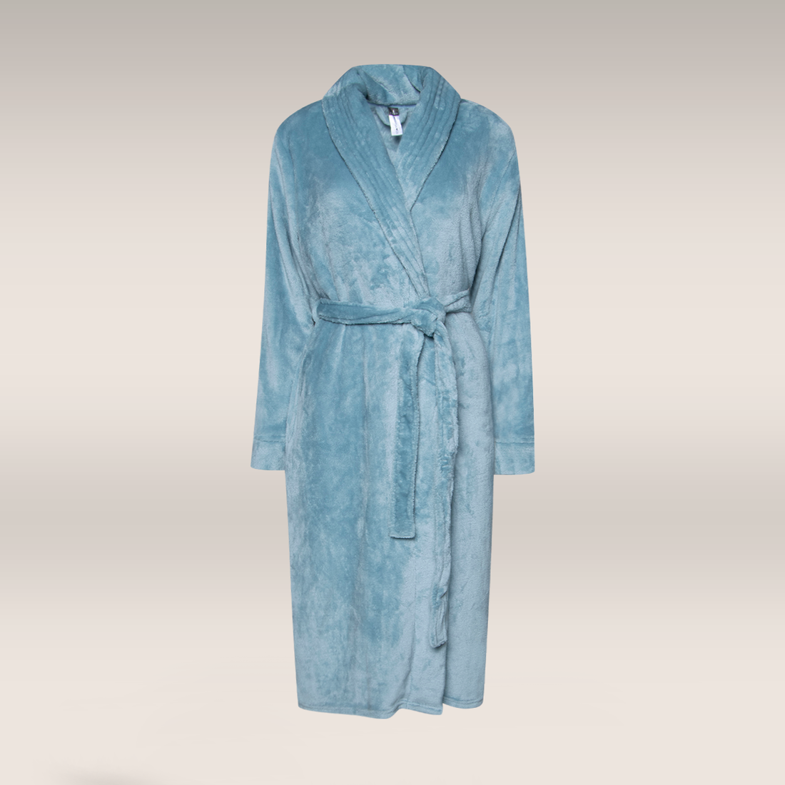 Fleece gown sage-GREEN-M