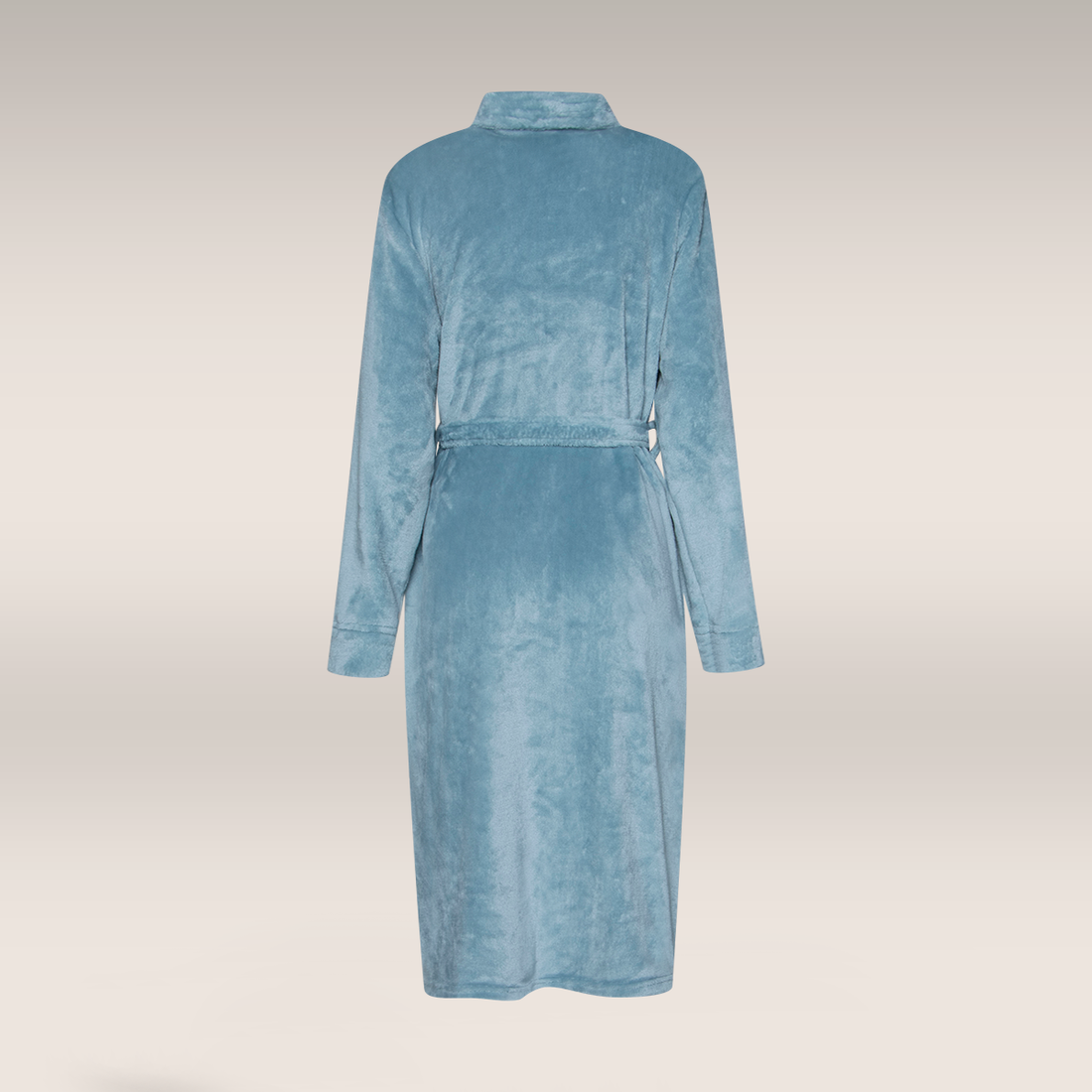 Fleece gown sage-GREEN-M