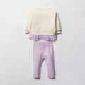 Minnie fleece legging set egret orchid bloom-LILAC-6-12 MTHS (2)