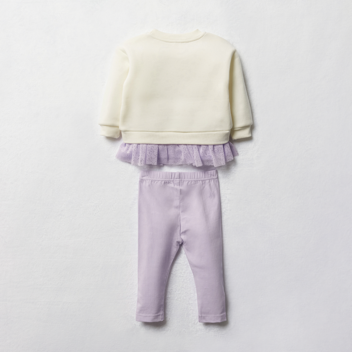 Minnie fleece legging set egret orchid bloom-LILAC-6-12 MTHS (2)