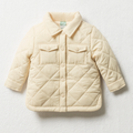 Quilted shacket sandshell-STONE-3-6 MTHS