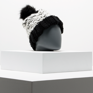 Pompom beanie black-BLACK-ONE SIZE