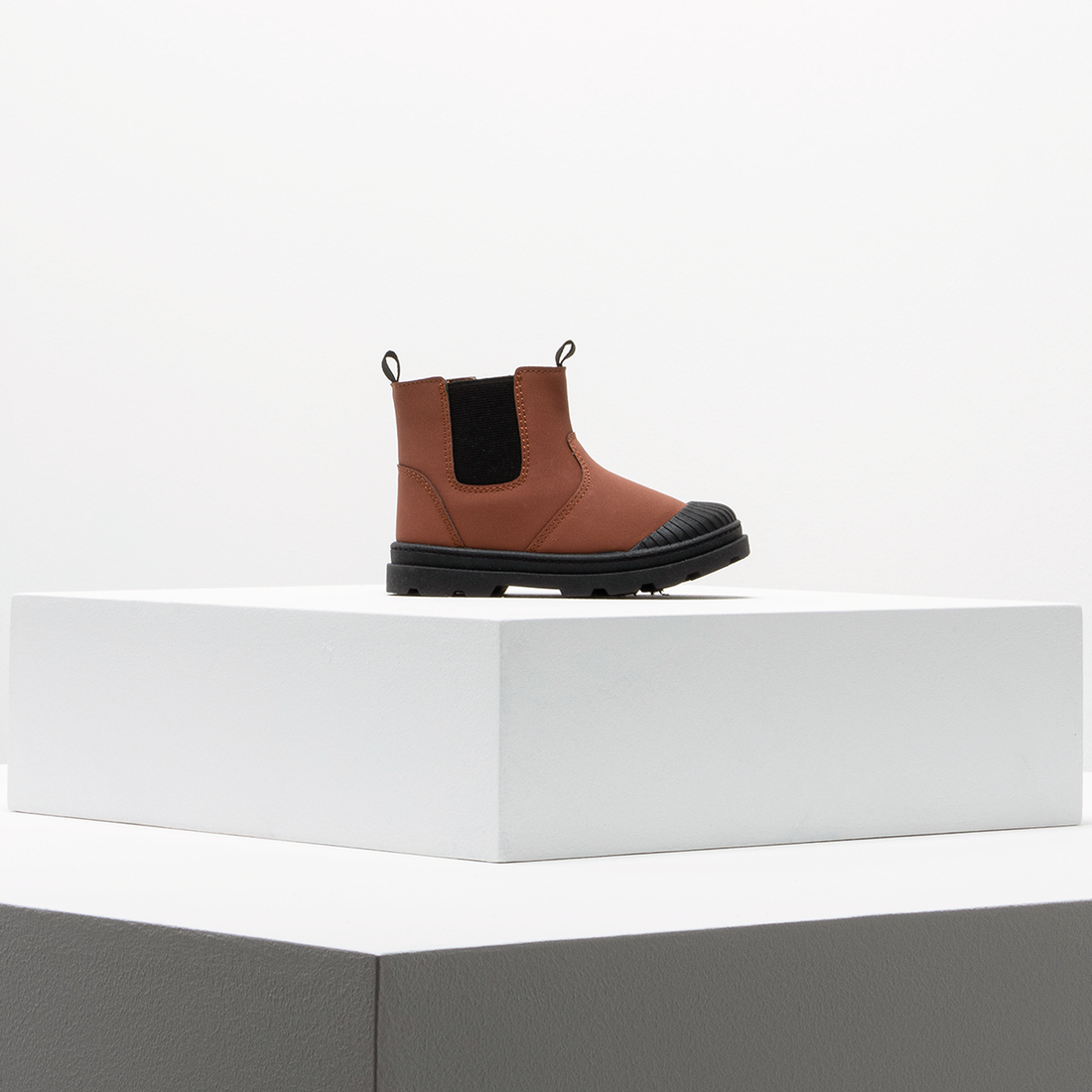 Chunky Chelsea Boot Rust-RUST-4