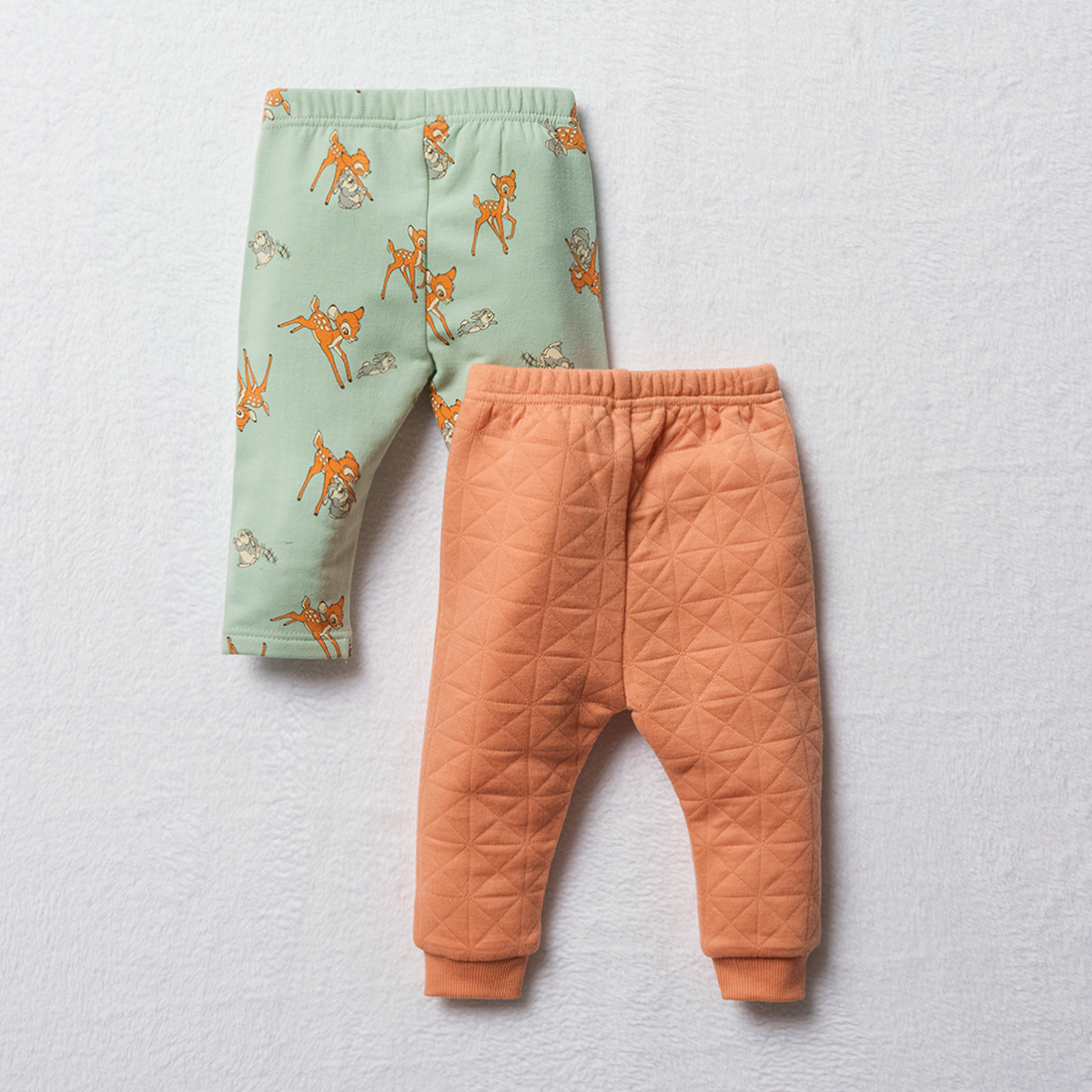 Bambi and Thumper 2 pack quilted track pant and le-LIGHT GREEN-6-12 MTHS (1)