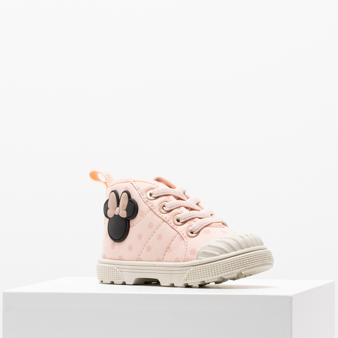 Minnie  hightop sneaker pink-LIGHT PINK-4