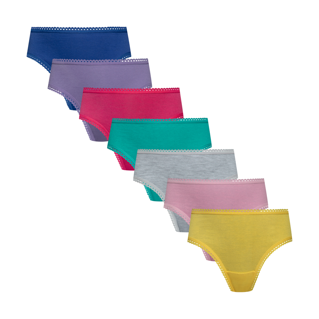 S22 PG 7pk plain brights-ASSORTED-6-7 YRS