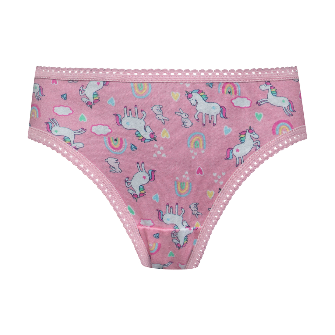 S22 PG 7pk unicorns-MID PINK-2-3 YRS