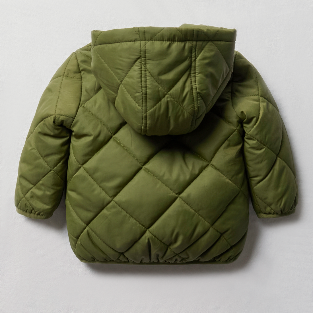 Diamond quited puffer jacket olivine-FATIGUE-18-24 MTHS