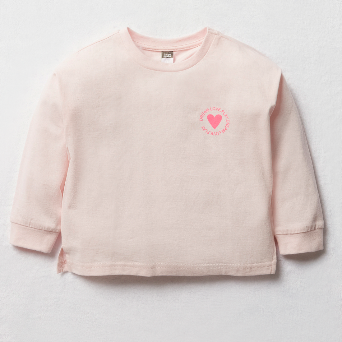 Track T shirt pink-DUSTY PINK-2-3 YRS