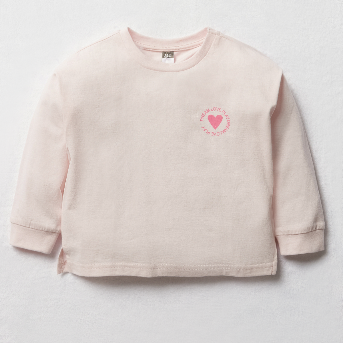 Track T shirt pink-DUSTY PINK-2-3 YRS